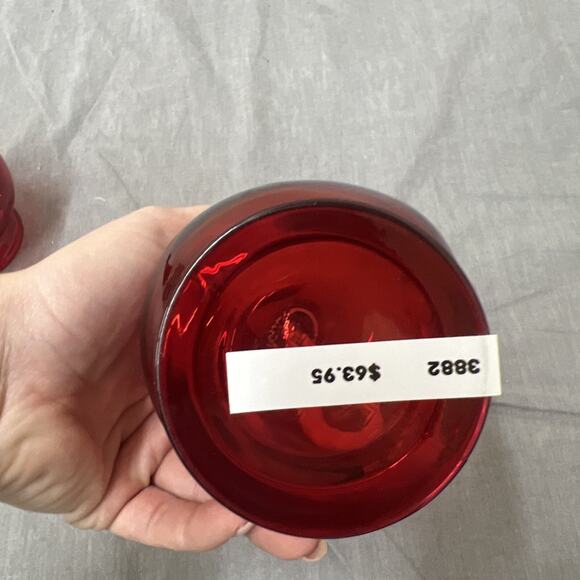 Lampe Berger Paris Translucent Red Fragrance Diffuser Lamp 7" FS Charity - Picture 6 of 9